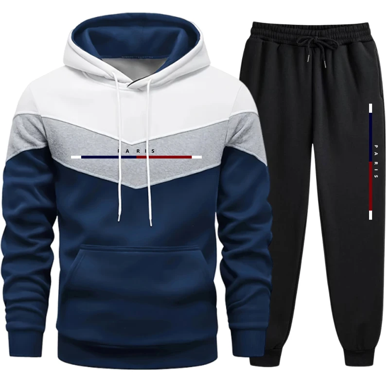 Winter Clothing Hoodie - Hot Sales Men's Tracksuit Casual Tricolor