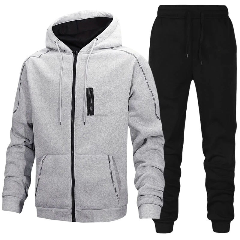 Winter Clothing Hoodie - Fashion Men's Tracksuit Casual Hoodie Sweatshirts