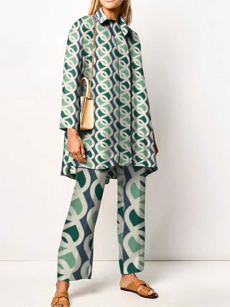 Winter Clothing Girls - Autumn New Loose Vintage Printed Pant