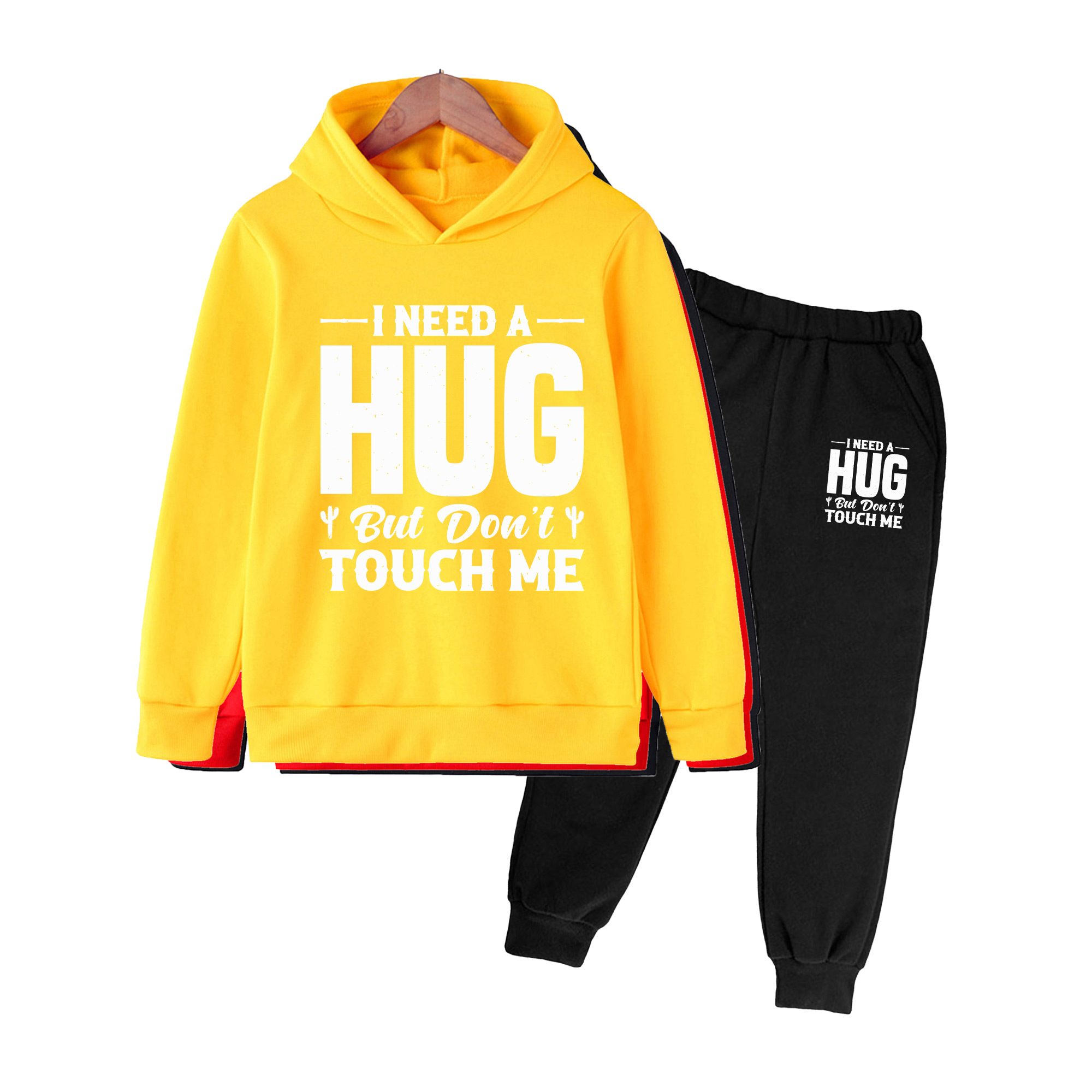 Winter Clothing Needs - Kids Hoodie and Sweatpants Set, 