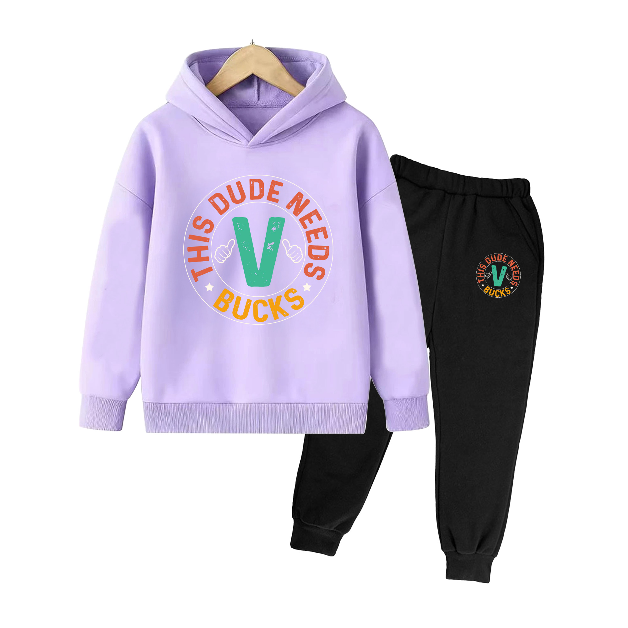 Winter Clothing Needs - Kids Hoodie & Sweatpants Set, 