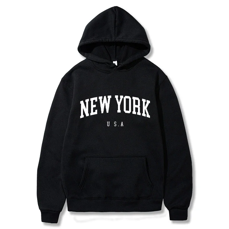 Winter Clothing New York - New York Print Men Women Hoodies