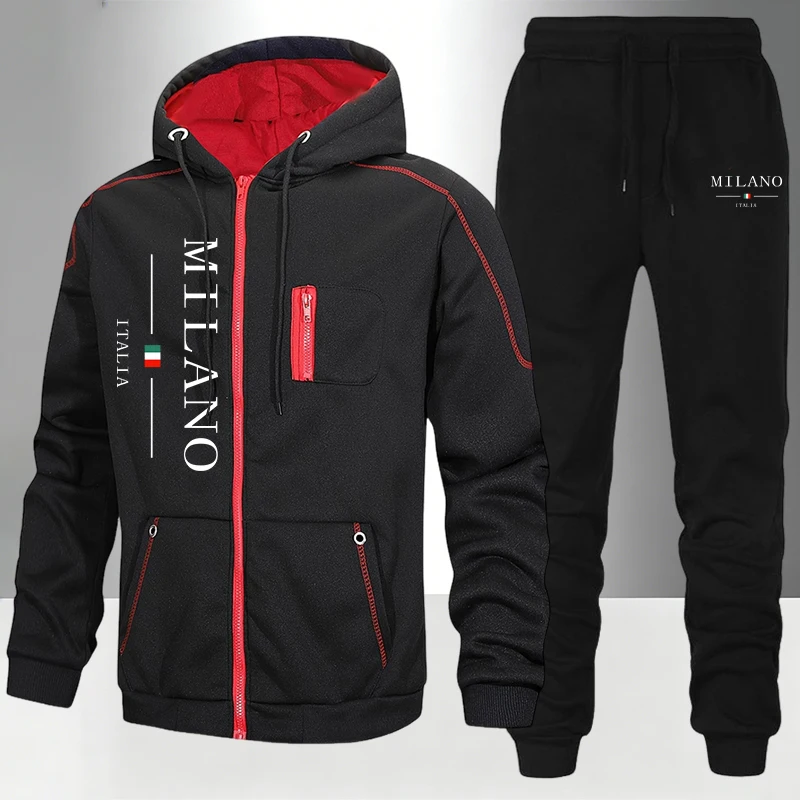 Winter Clothing Clearance - italy Fashion Men's Set/Coat/Pants Autumn Winter
