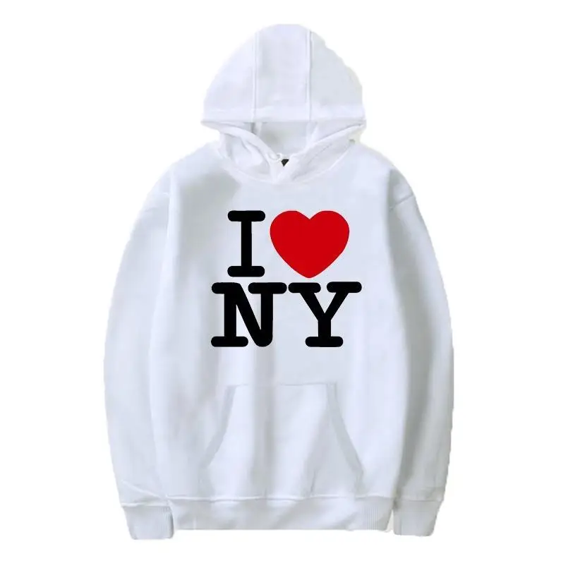 I Love New York Pritned Hoodie - Winter Clothing New York 评论和价格