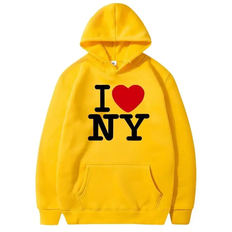 I Love New York Pritned Hoodie - Winter Clothing New York 评论和价格
