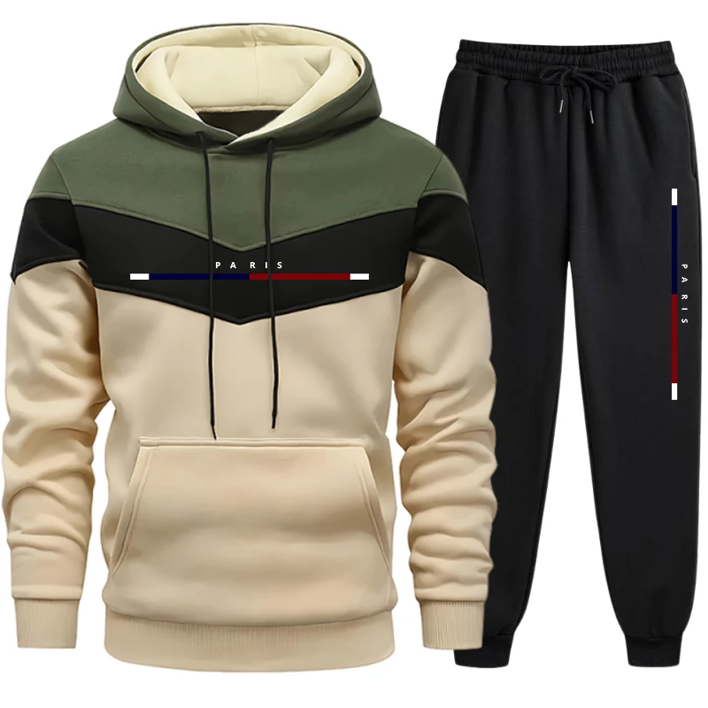 Hot Sales Men's Tracksuit Casu - Winter Clothing Hoodie 评论和价格