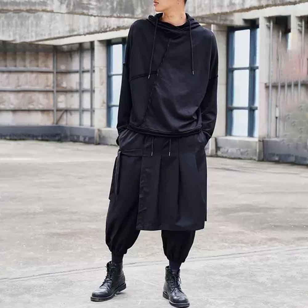 Mens Autumn Harem Pants Irregu - Winter Clothing Layers 评论和价格