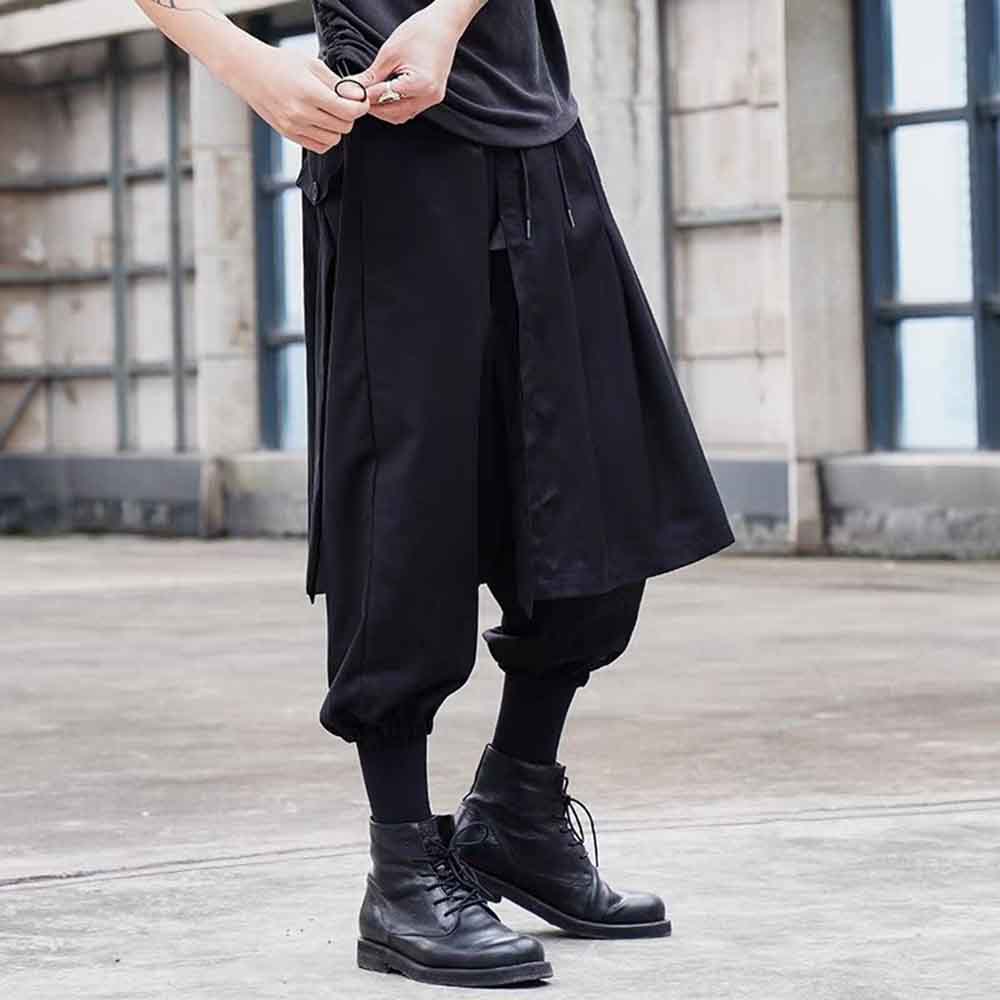 Mens Autumn Harem Pants Irregu - Winter Clothing Layers 评论和价格