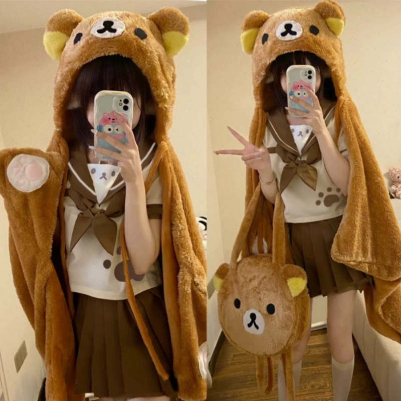 Original Rilakkuma Cartoon Ani - Winter Clothing Girls 评论和价格