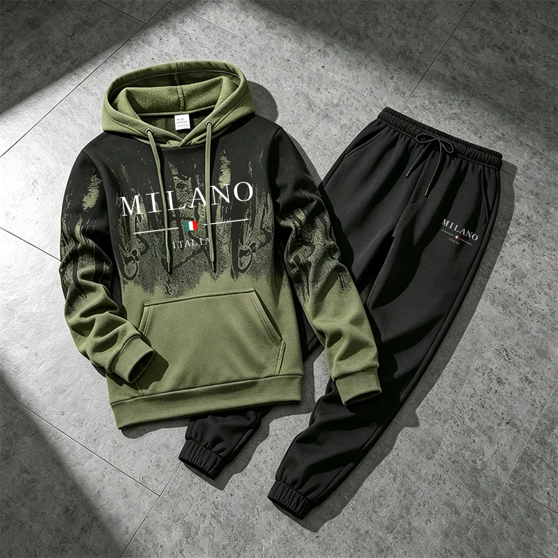 Splashed ink Men's Hoodie Trac - Winter Clothing Hoodie 评论和价格
