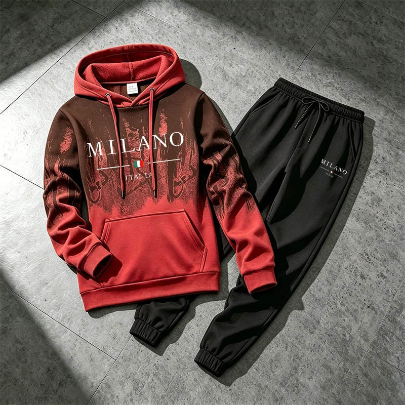 Splashed ink Men's Hoodie Trac - Winter Clothing Hoodie 评论和价格