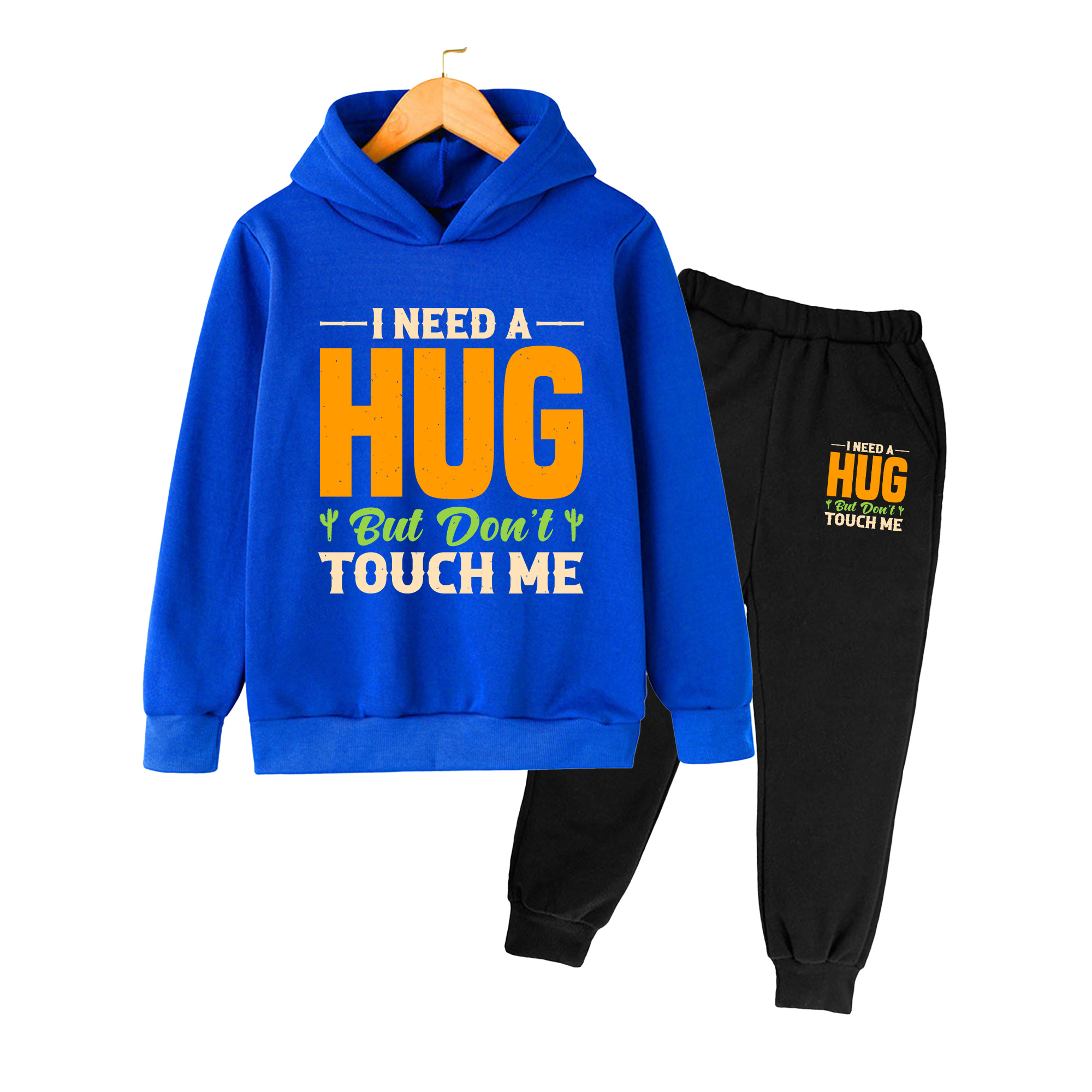 Kids Hoodie & Pants Set, Funny - Winter Clothing Needs 评论和价格
