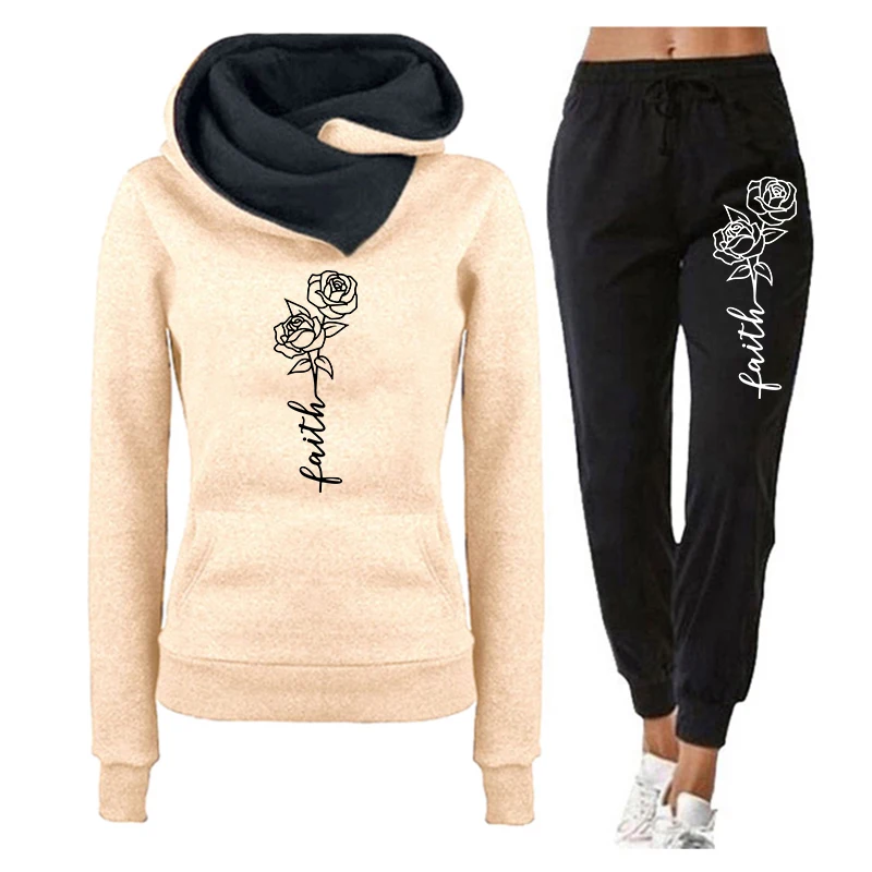 Casual Women's Hoodie Tracksui - Winter Clothing Clearance 评论和价格