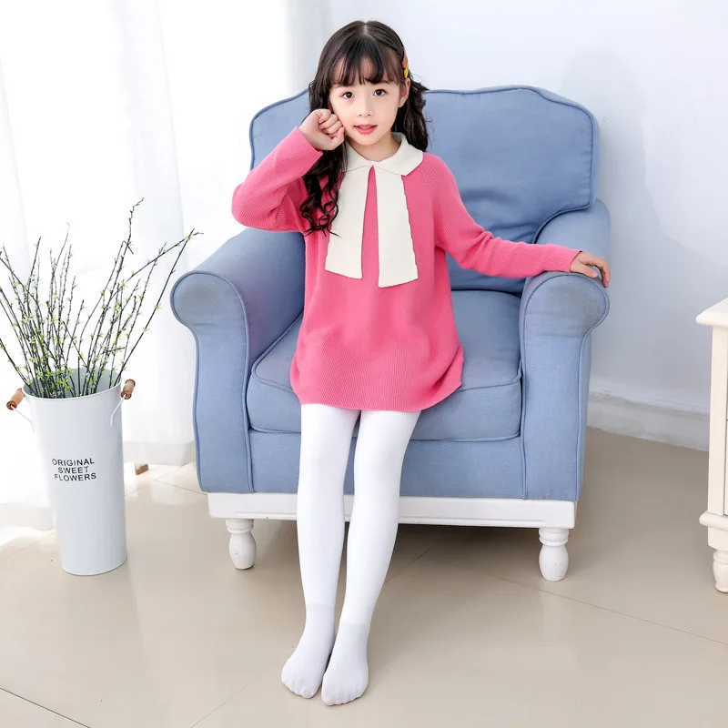 Brushed Thicken Girls Tights f - Winter Clothing For Baby Girl 评论和价格