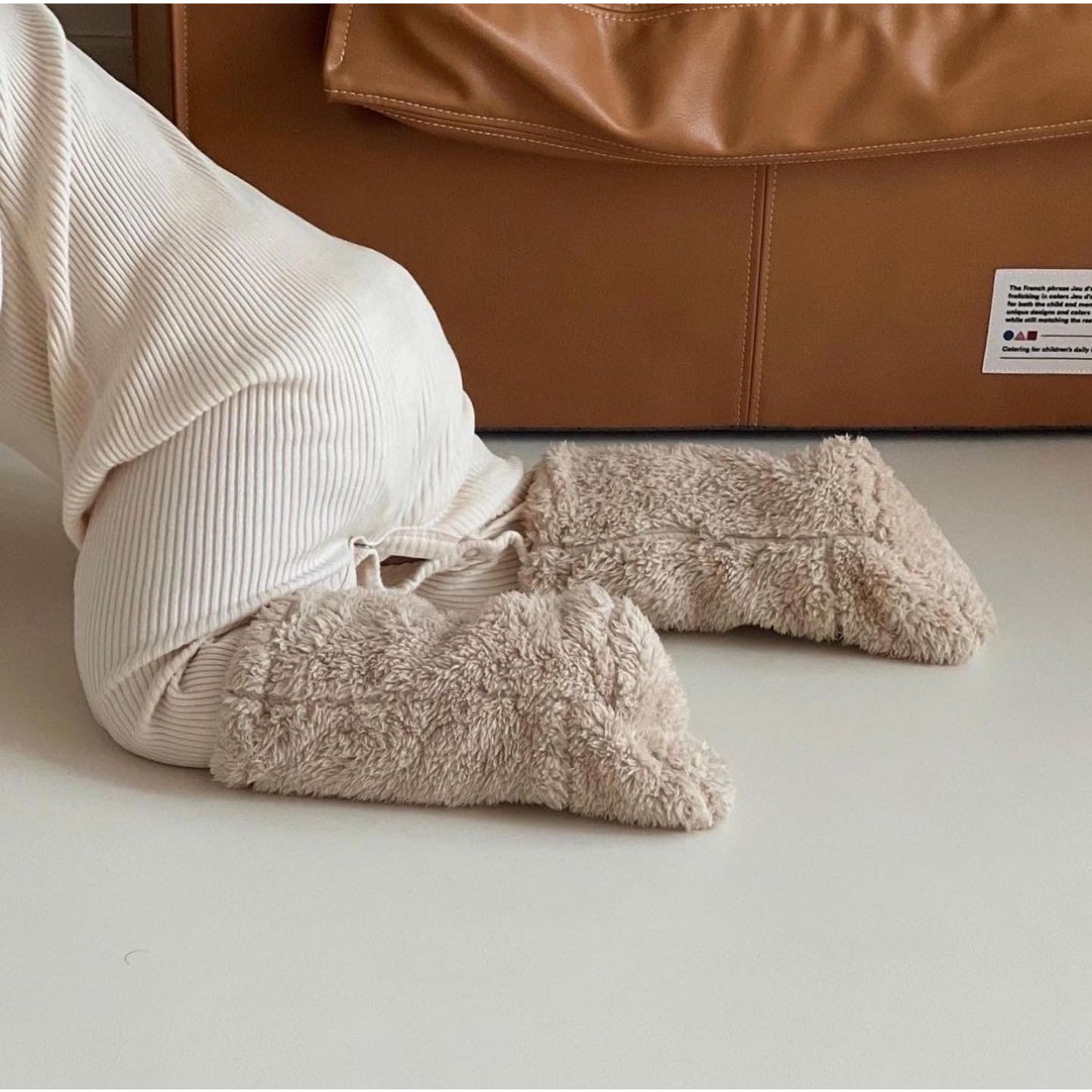 Warm Winter Baby Socks Coral F - Winter Clothing For Baby Girl 评论和价格