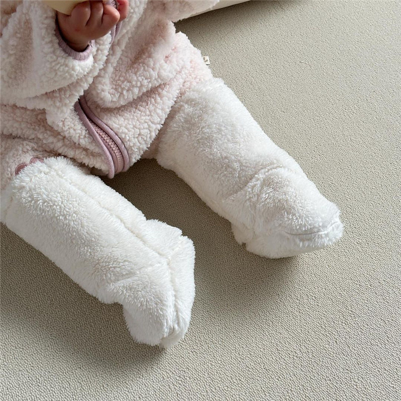 Warm Winter Baby Socks Coral F - Winter Clothing For Baby Girl 评论和价格