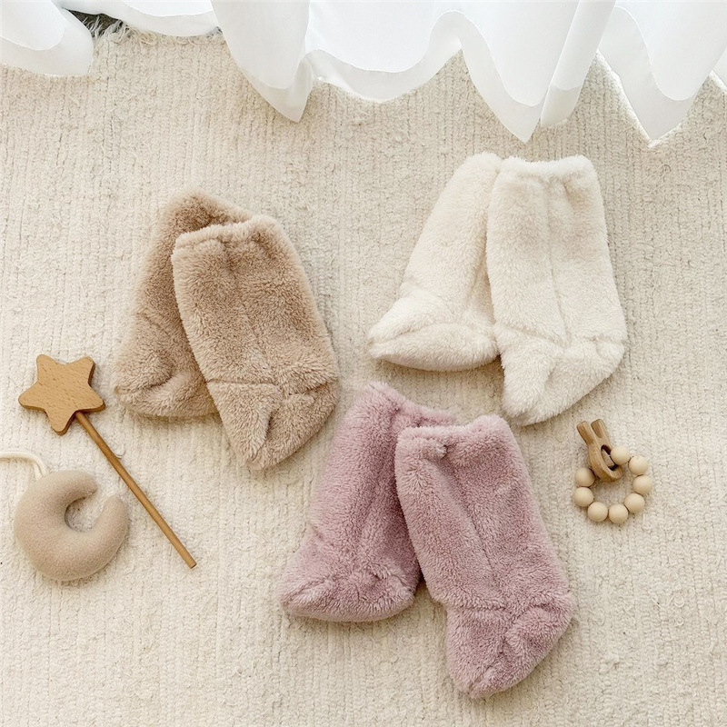 Warm Winter Baby Socks Coral F - Winter Clothing For Baby Girl 评论和价格