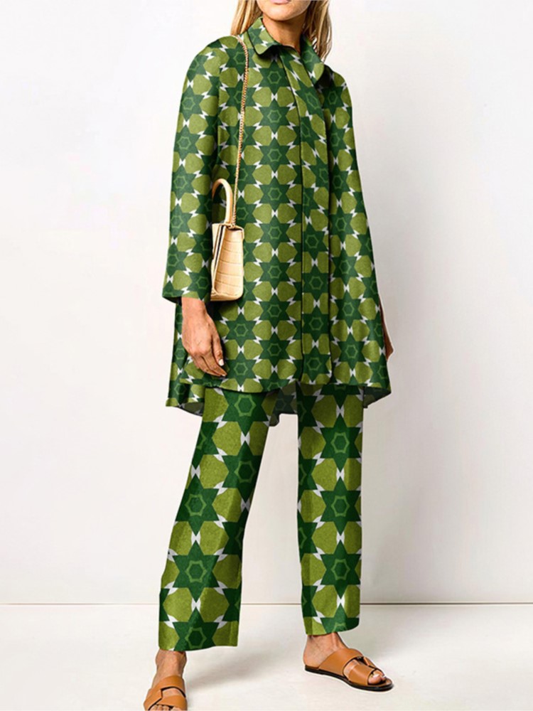 Autumn New Loose Vintage Print - Winter Clothing Girls 评论和价格