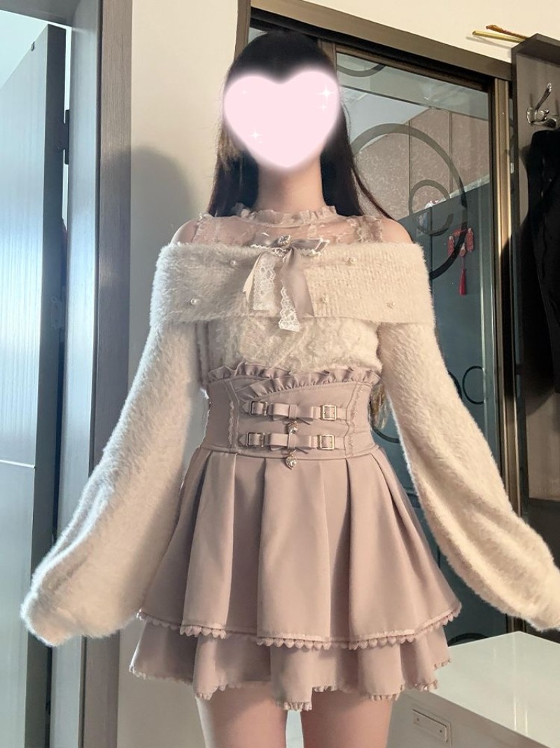 Japanese Style Sweet Lolita Of - Winter Clothing Girls 评论和价格