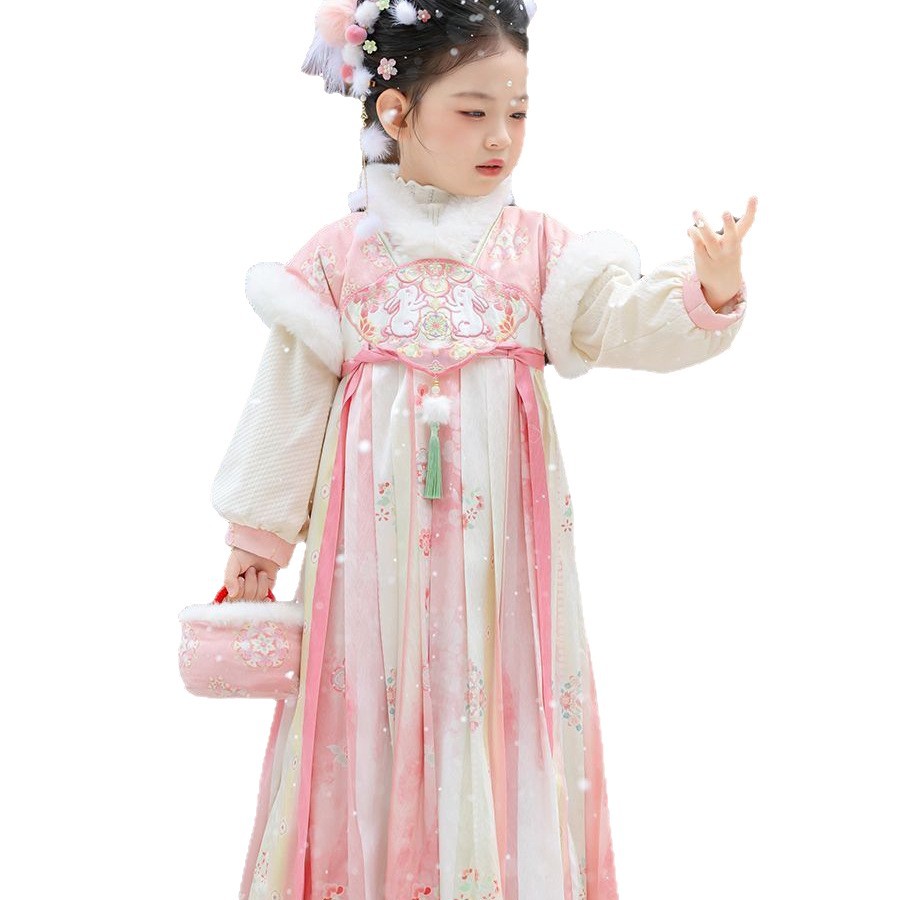 2025 Girls Fairy Hanfu Childre - Winter Clothing For Baby Girl 评论和价格