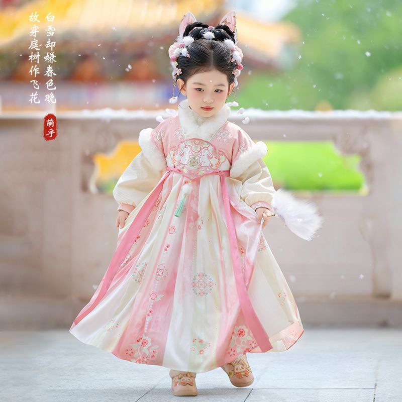 2025 Girls Fairy Hanfu Childre - Winter Clothing For Baby Girl 评论和价格