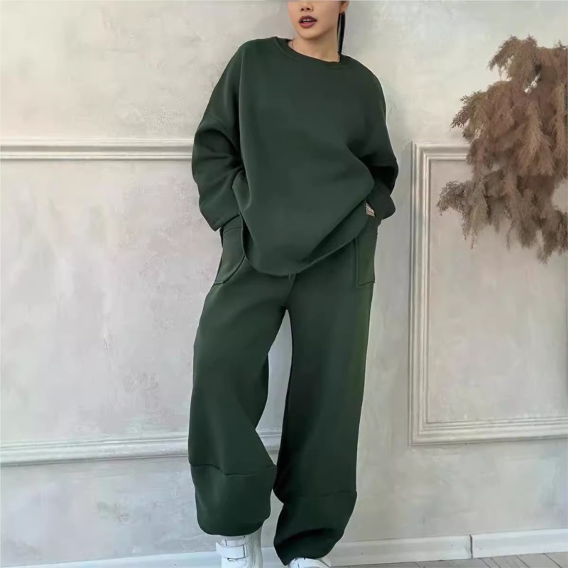 Women's Two Piece Pant Sets Fu - Winter Clothing Girls 评论和价格
