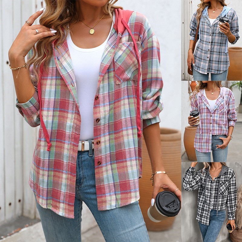 2024 Women's Hooded Blouses Co - Winter Clothing Girls 评论和价格