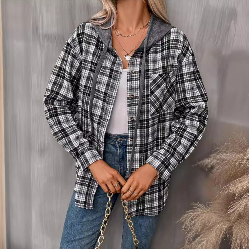 2024 Women's Hooded Blouses Co - Winter Clothing Girls 评论和价格