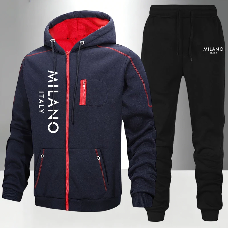 2026 New Men's Tracksuit Casua - Winter Clothing Hoodie 评论和价格