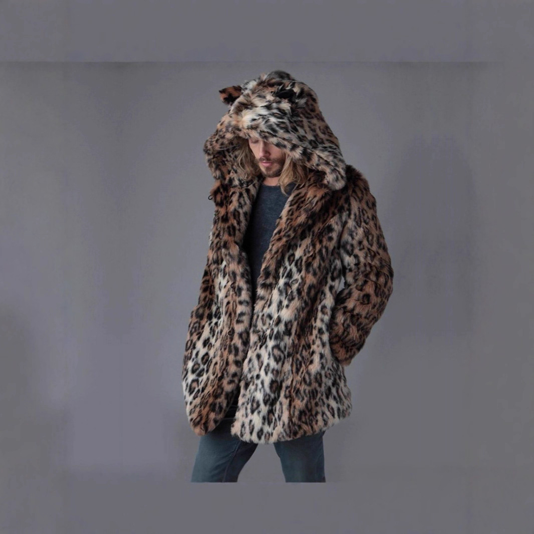 Men Faux Fur Jacket Winter Coa - Winter Clothing Clearance 评论和价格