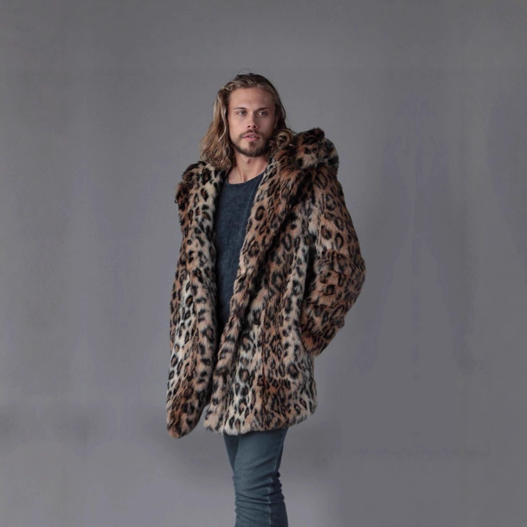 Men Faux Fur Jacket Winter Coa - Winter Clothing Clearance 评论和价格