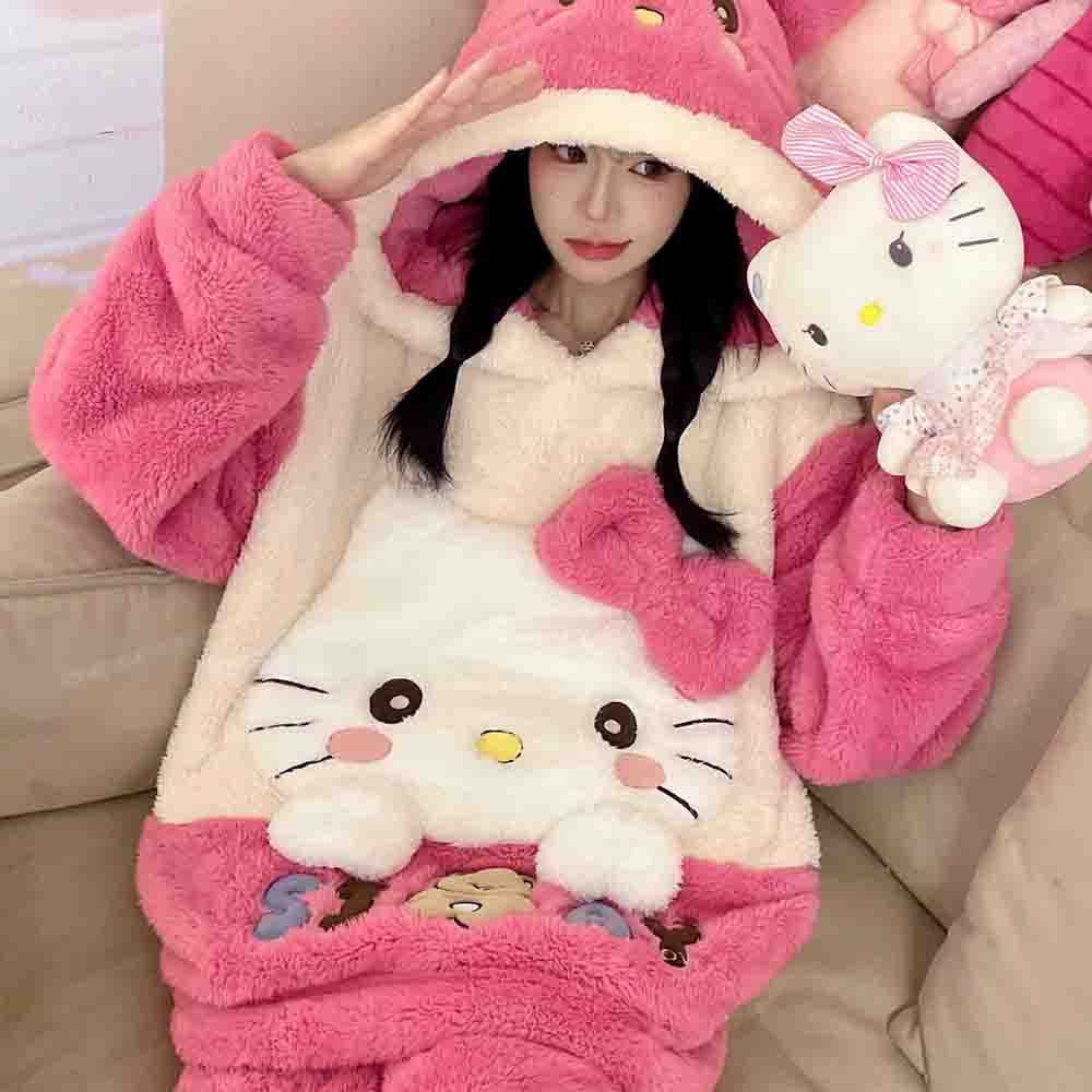 Hello Kitties Kuromi Women's C - Winter Clothing Girls 评论和价格