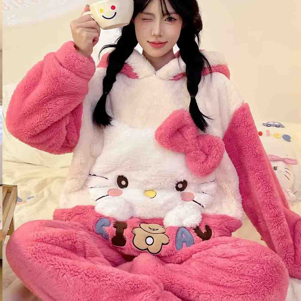 Hello Kitties Kuromi Women's C - Winter Clothing Girls 评论和价格