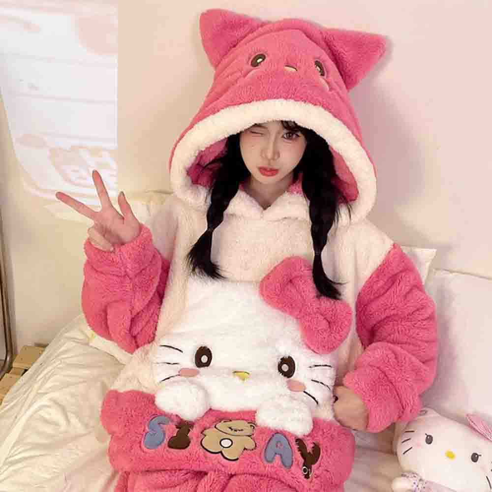 Hello Kitties Kuromi Women's C - Winter Clothing Girls 评论和价格
