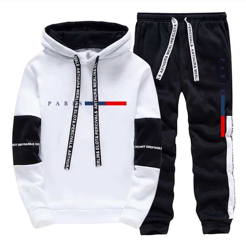 Men's Set/Hoodie/Pants Paris F - Winter Clothing Hoodie 评论和价格