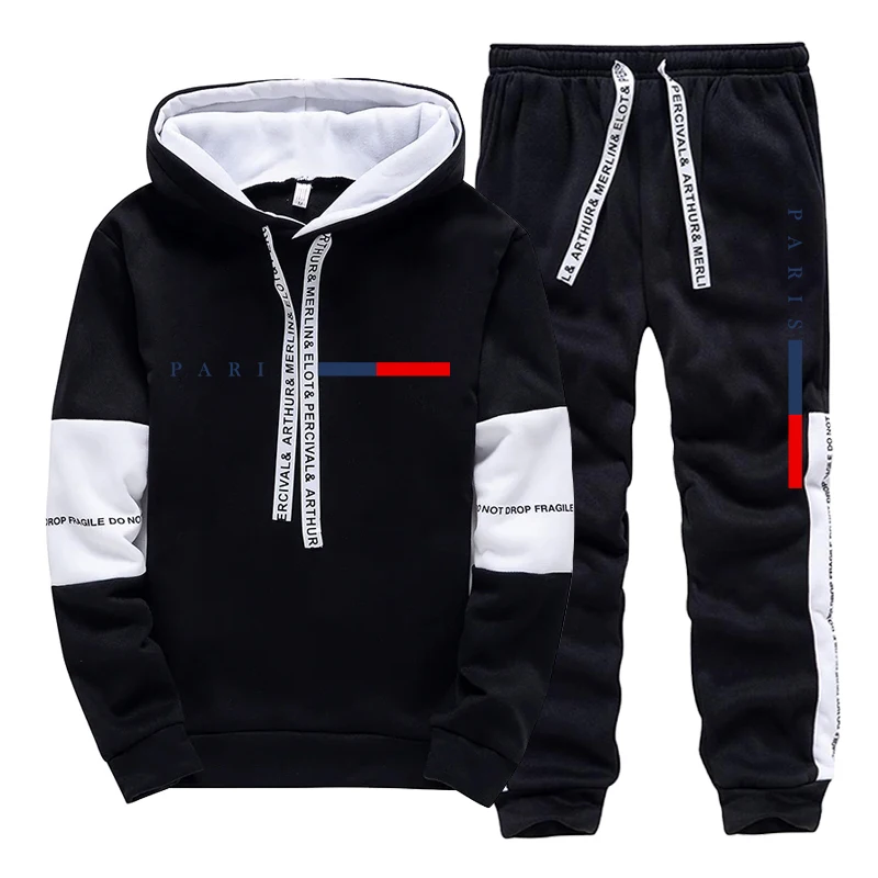Men's Set/Hoodie/Pants Paris F - Winter Clothing Hoodie 评论和价格