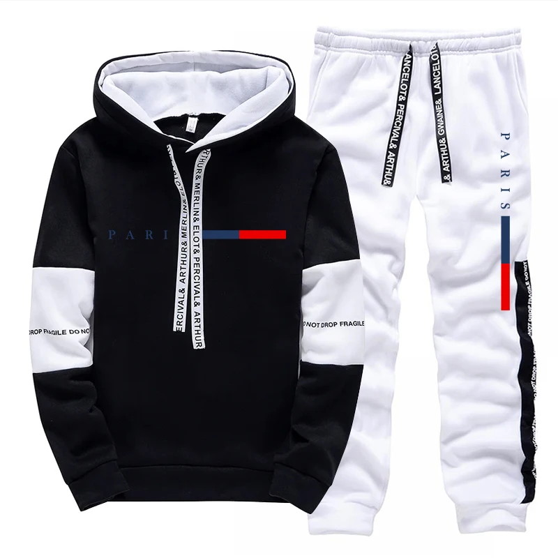 Men's Set/Hoodie/Pants Paris F - Winter Clothing Hoodie 评论和价格