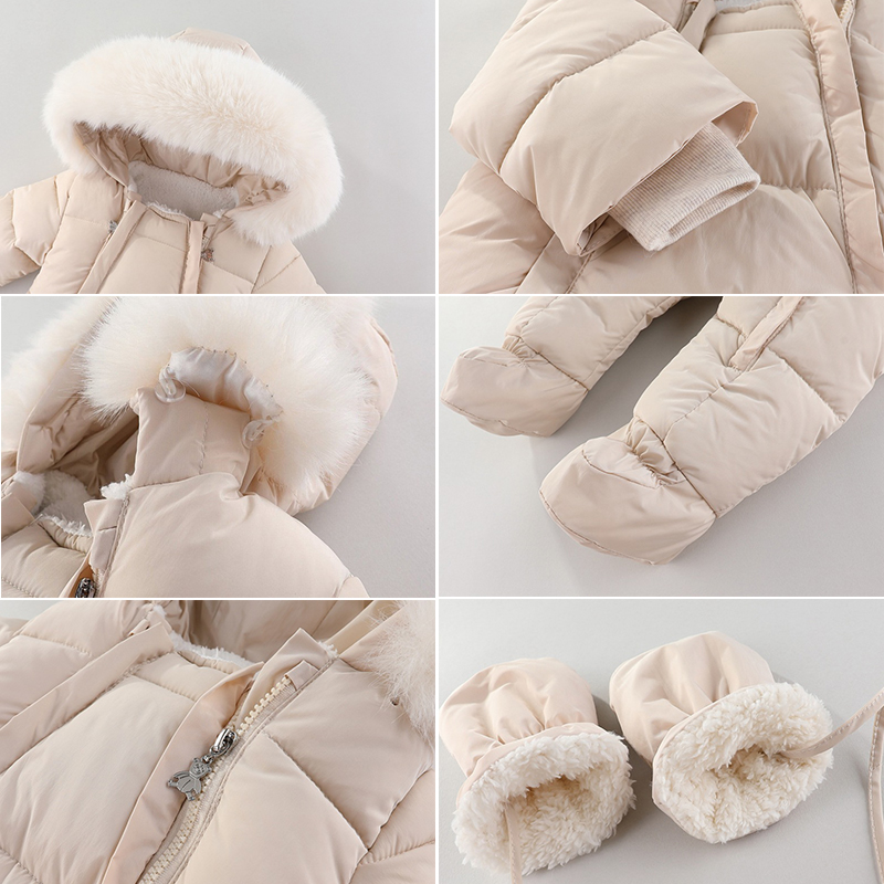 Winter Newborn Baby Romper Wit - Winter Clothing For Baby Girl 评论和价格