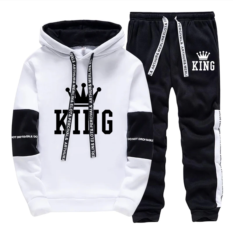 King Printing Tracksuit for Ma - Winter Clothing Hoodie 评论和价格